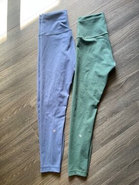 Lululemon wunder train leggings size 6, 25"